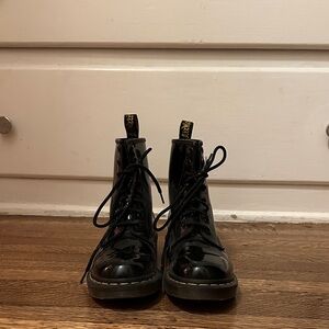 Black Patent Leather Doc Martens